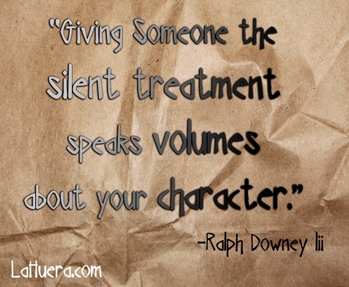 Silent Treatments is Abuse 