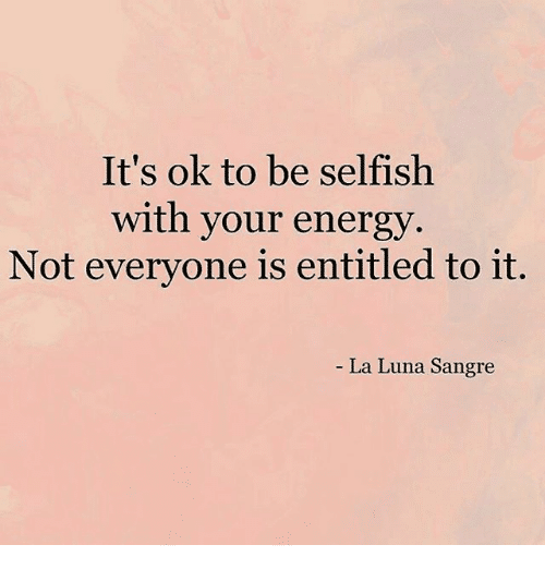 selfish times
