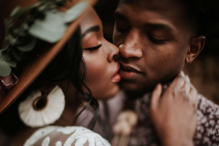 couple embracing