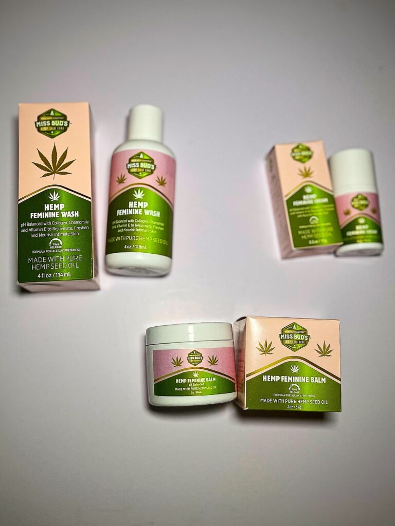 Uncle Hemp's feminine care line