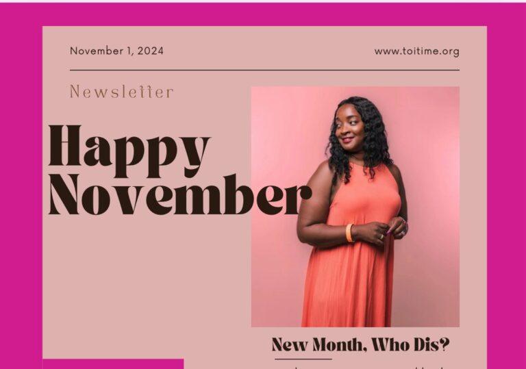 Happy November-Newsletter